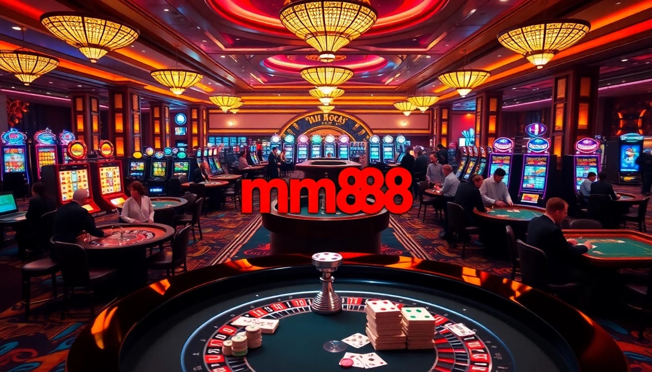 Experiencing the thrill at trang chủ mm88 with vibrant casino games and engaging players.
