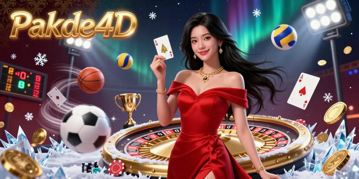 Engage with the thrilling world of Pakde4D, featuring dynamic sports elements and a stunning casino atmosphere.