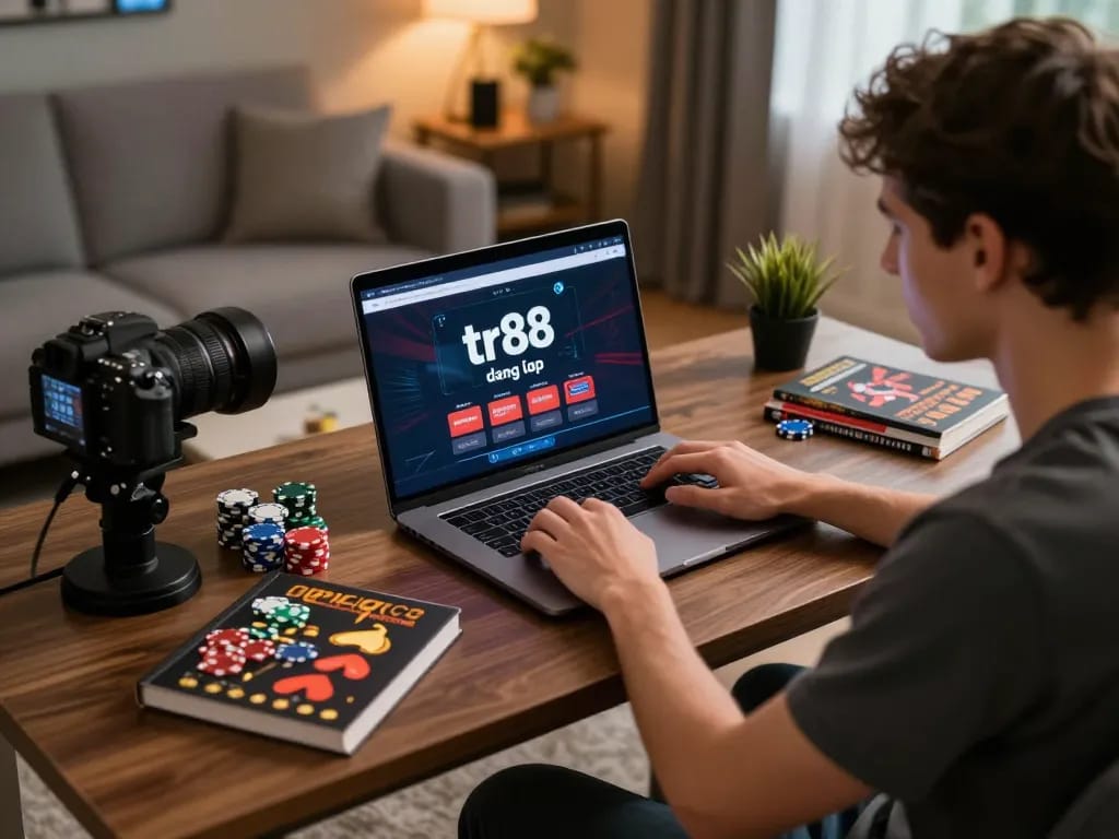 Experience seamless tr88 đăng nhập on your laptop while enjoying strategic gameplay in a cozy home setting.