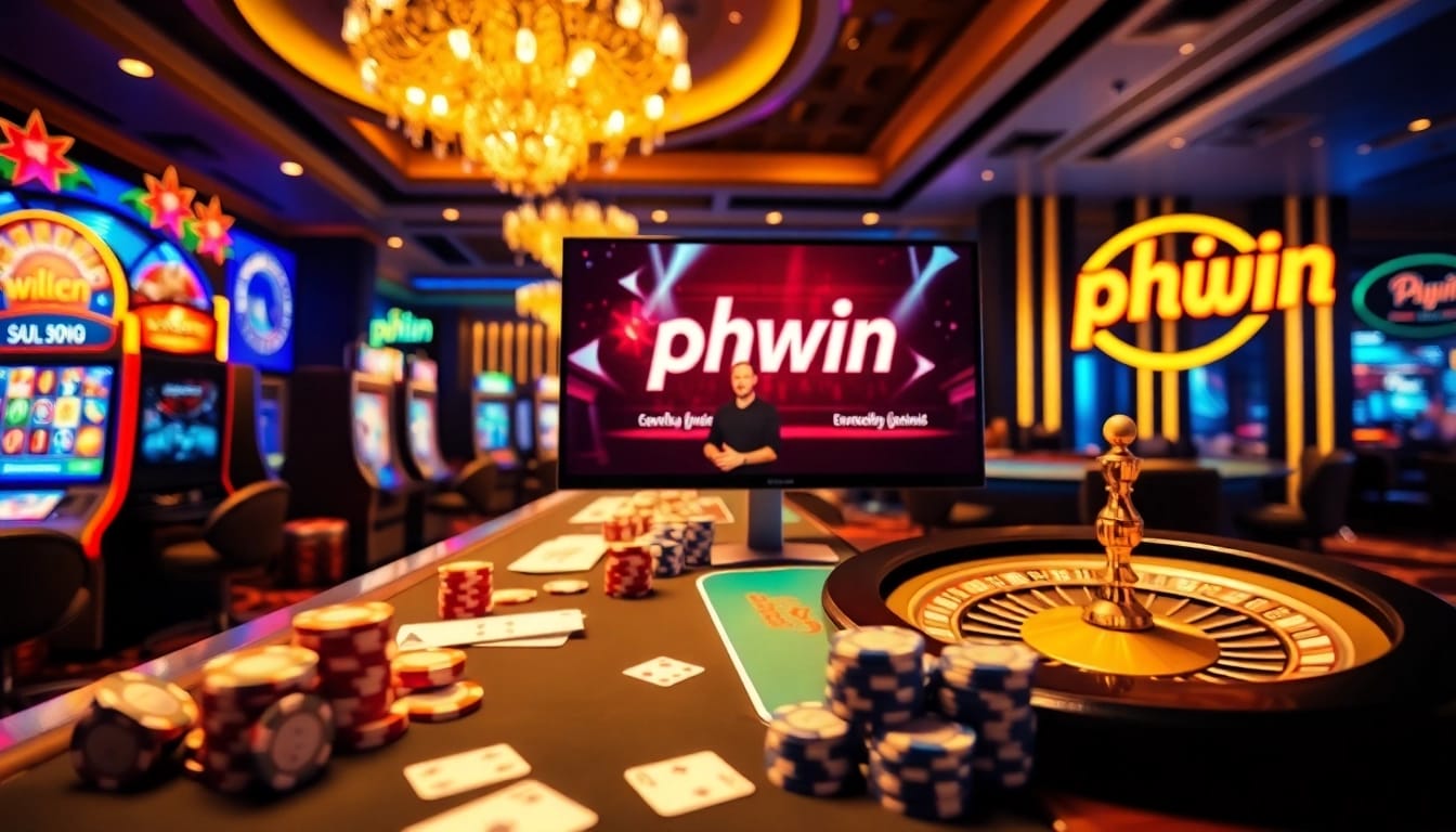 Join an exhilarating online gambling session with phwin at vibrant casino tables and exciting games.