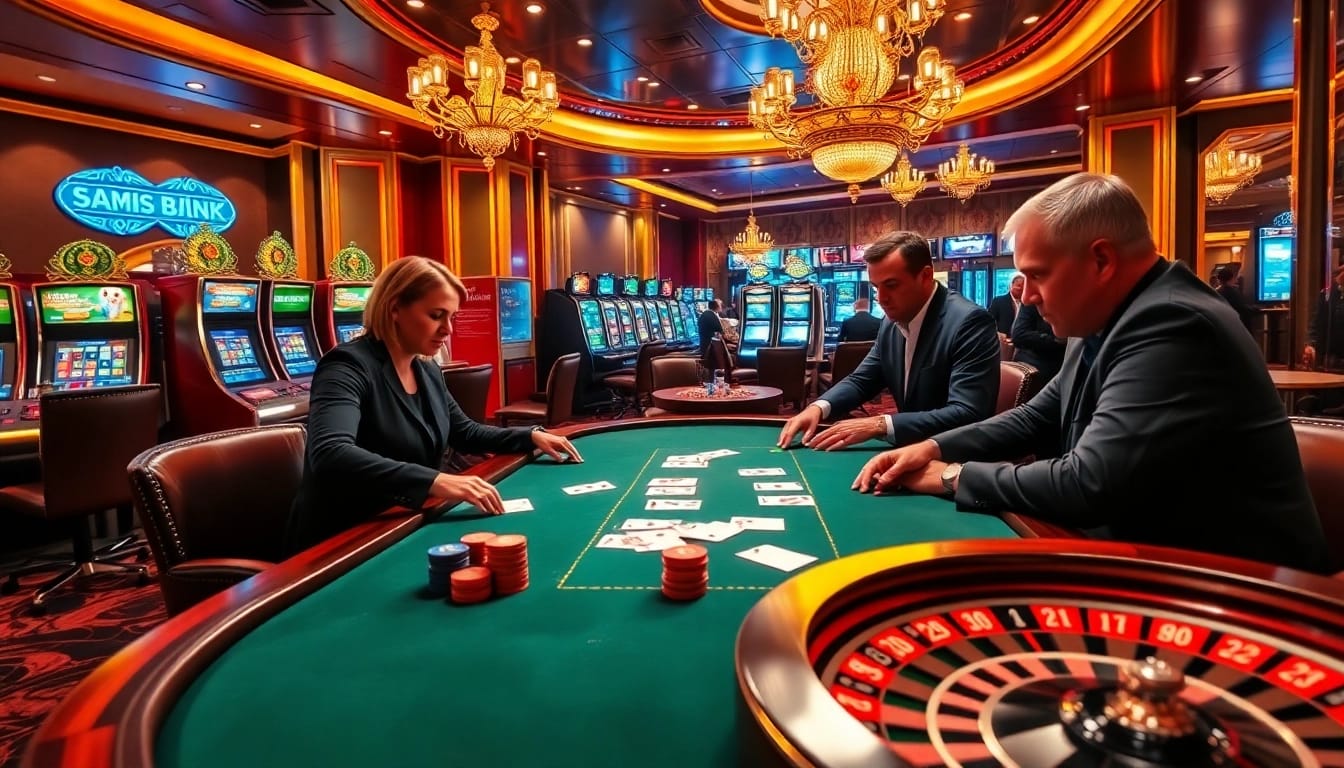 Experience high-stakes poker at 32WIN with vibrant gaming elements and professional ambiance.