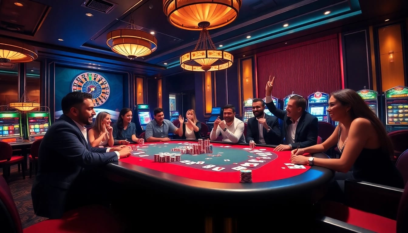 MM88 TODAY showcases an exciting casino scene with poker tables, chips, and slots.