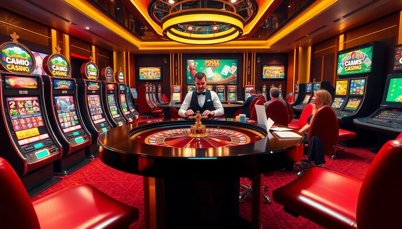 Experience thrilling moments at https://lc88x.com/ with a vibrant roulette table and engaging dealers.