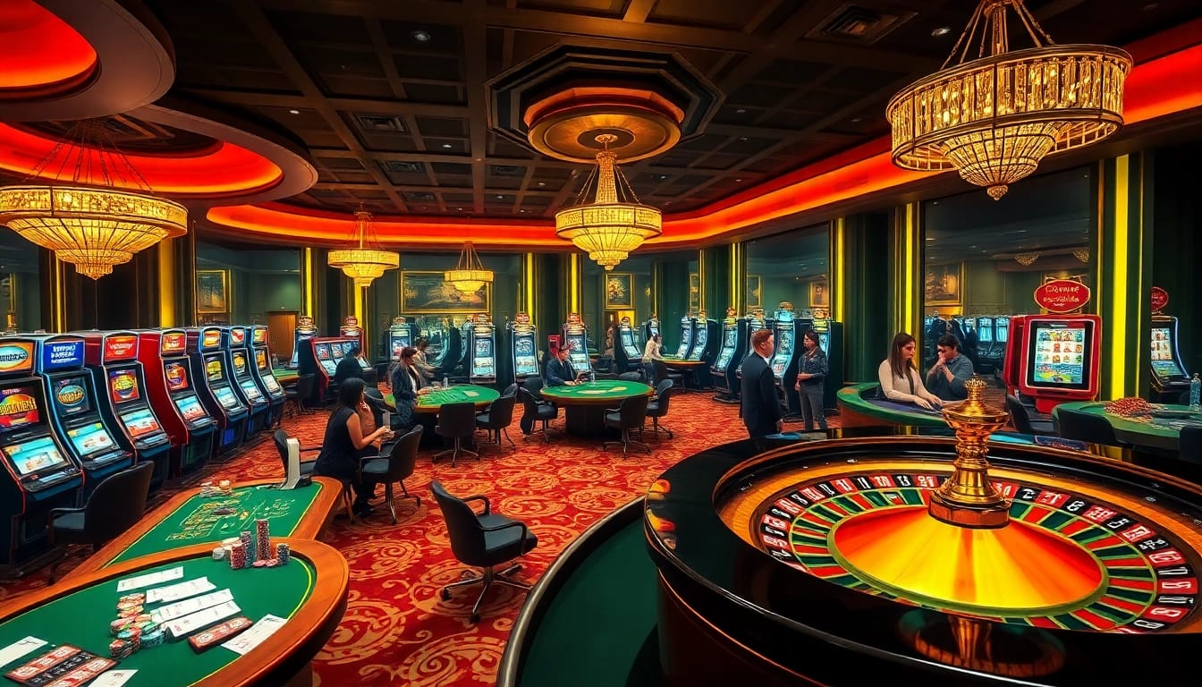 Experience the excitement of playing at kubet casino with vibrant games and enthusiastic players.