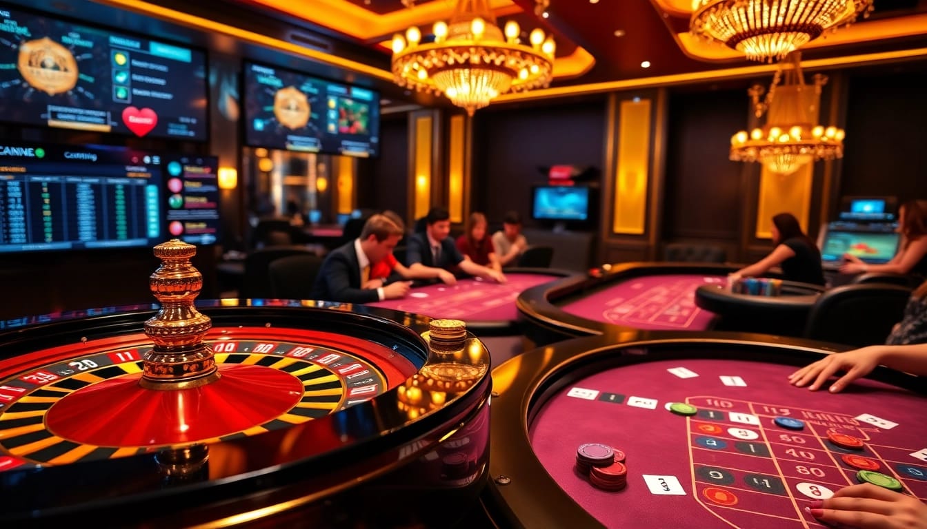 Immerse in the luxury of 789win.gg's online betting with vibrant casino tables and exciting gameplay.