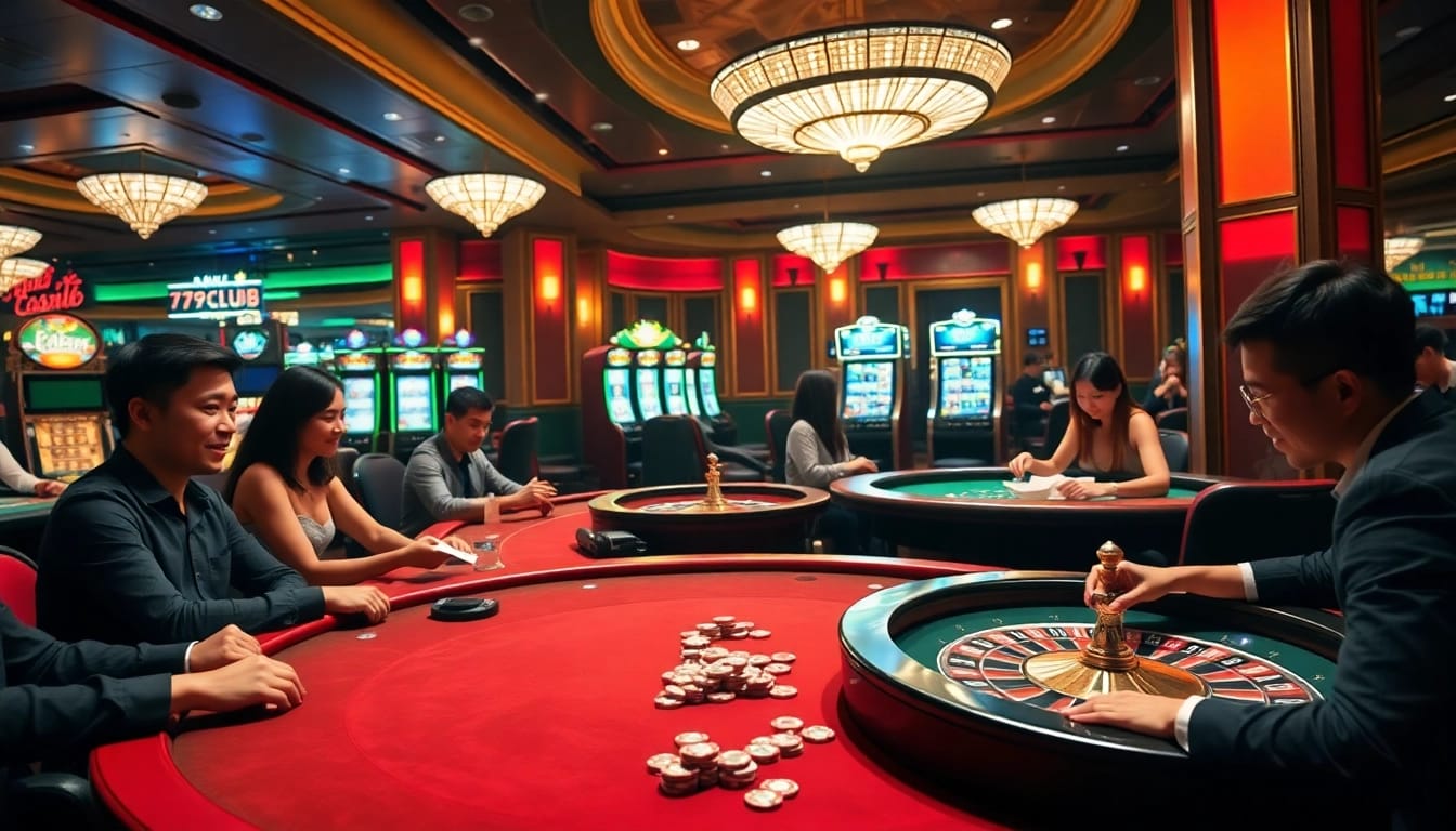 Experience the thrill of gaming at 789CLUB with vibrant tables and exciting casino action.
