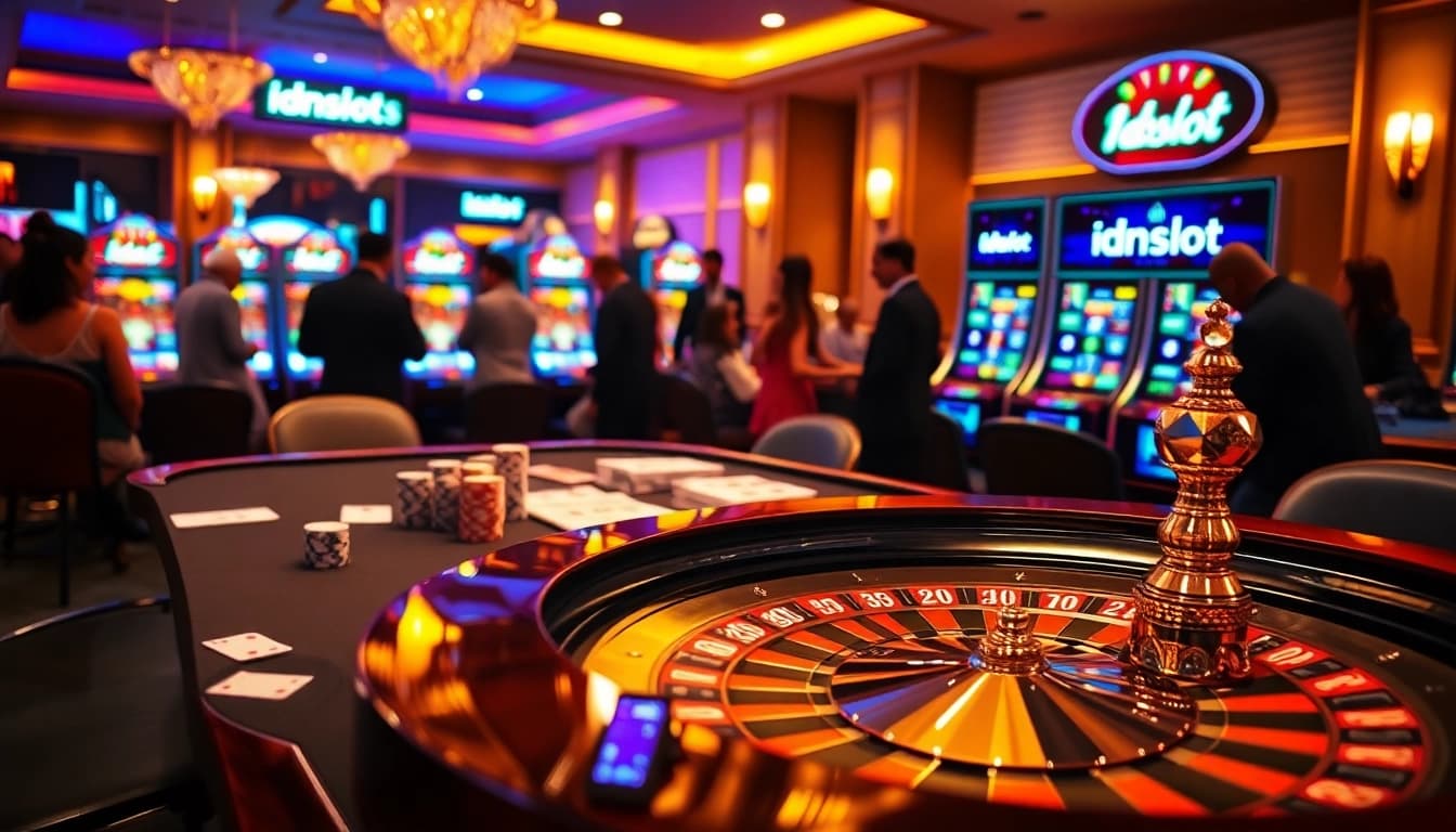 Experience excitement at idnslot with vibrant gaming and captivating slot machines.