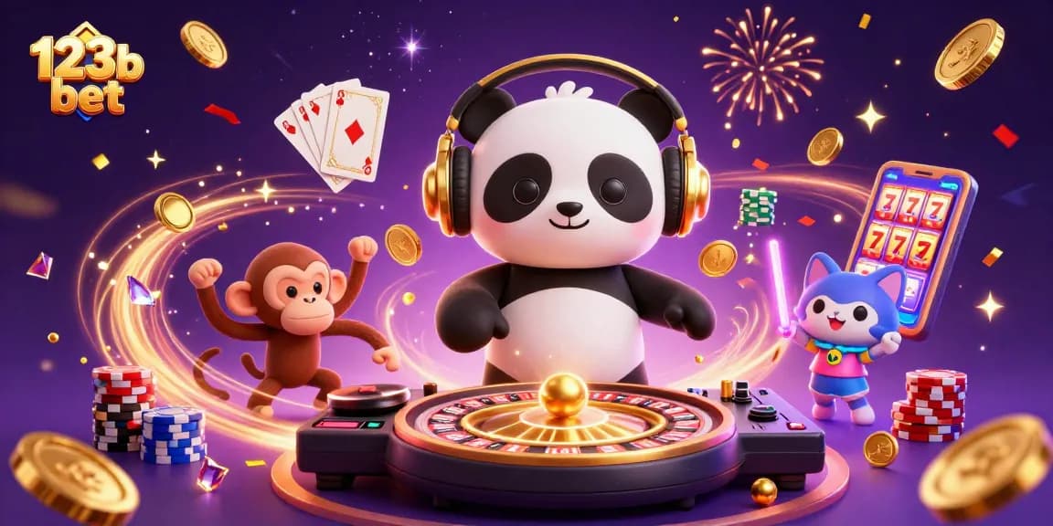 Spin the reels with 123b bet and enjoy thrilling casino adventures alongside vibrant 3D characters!