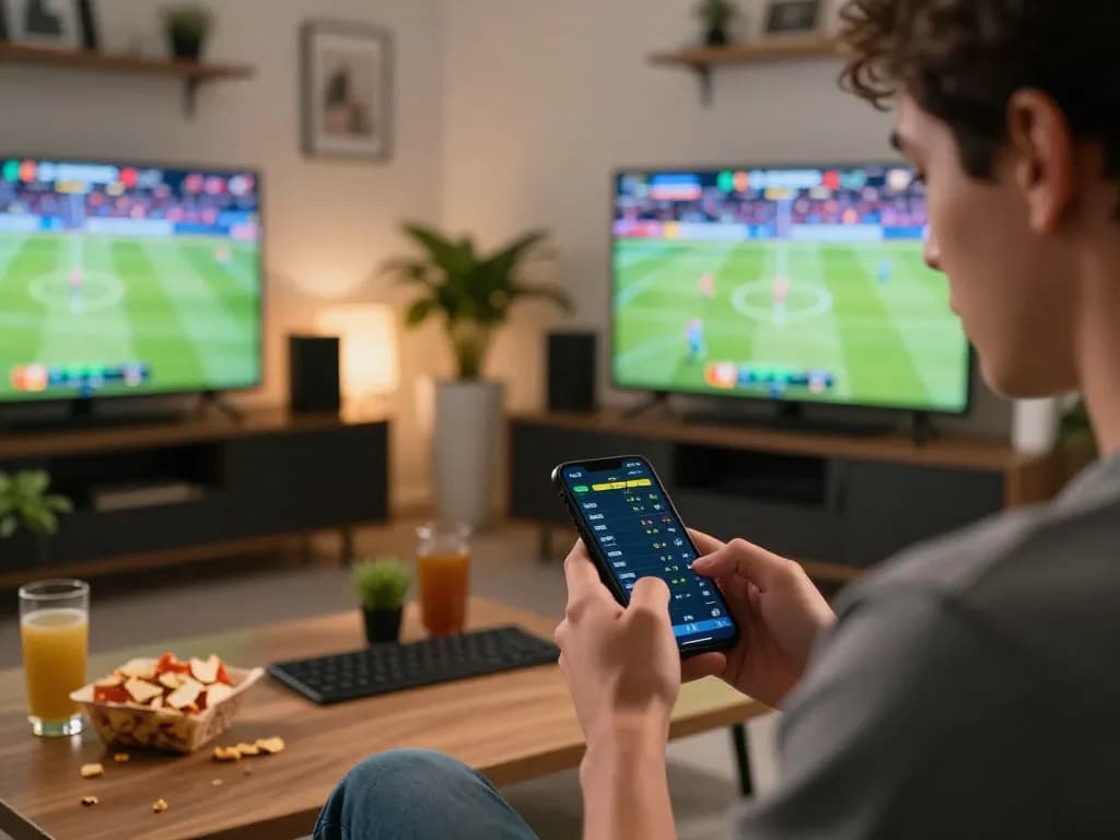 KONG88 user placing strategic bets on a mobile app in a modern sports betting environment.