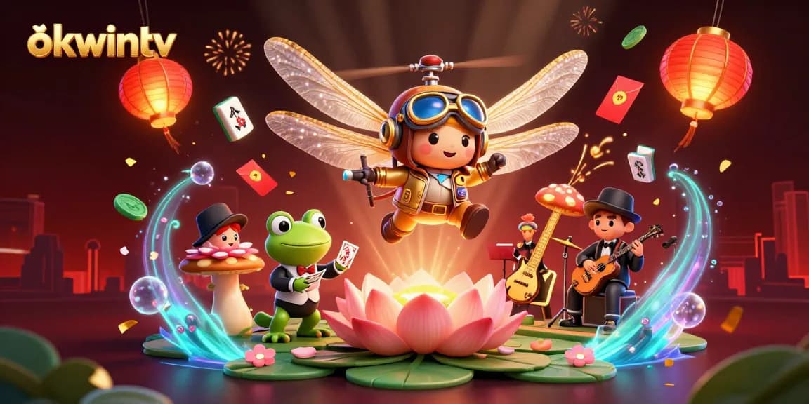 Engage with okwintv for an immersive casino experience with vibrant characters and dazzling game elements.