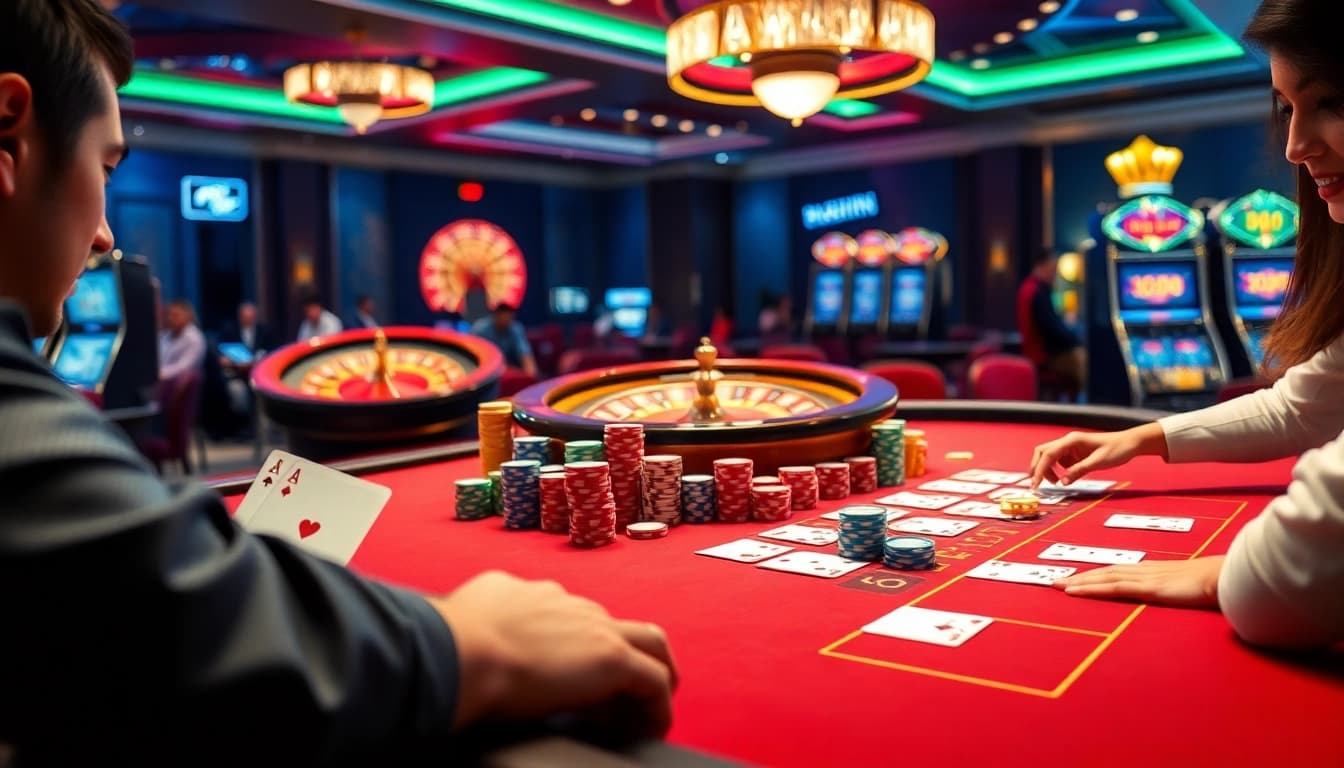 Experience high-stakes gaming action at the 13win group casino with vibrant games, luxurious tables, and excitement.