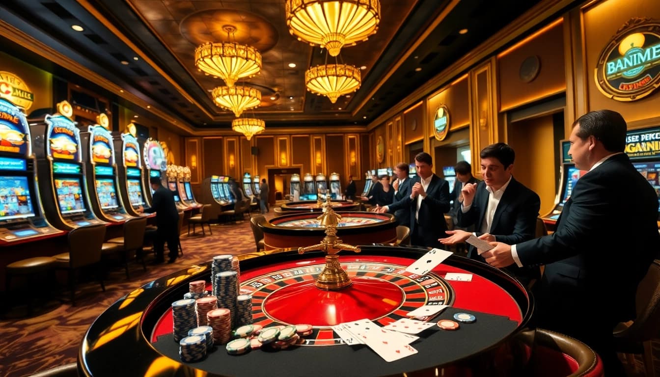 Experience the thrill of https://688v.games/ with a vibrant casino scene showcasing roulette and poker.
