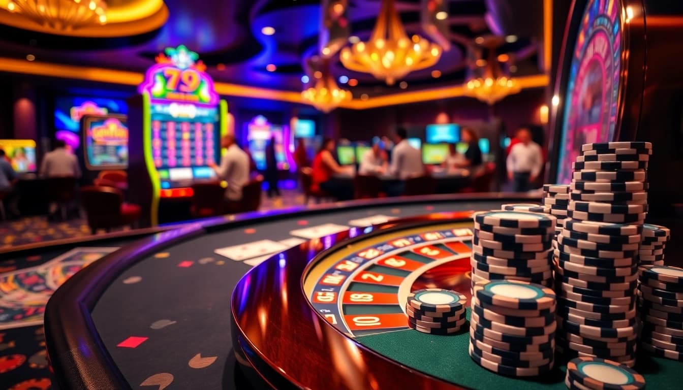 Experience the thrill of 79king casino games with a glamorous lighting and vibrant tables.
