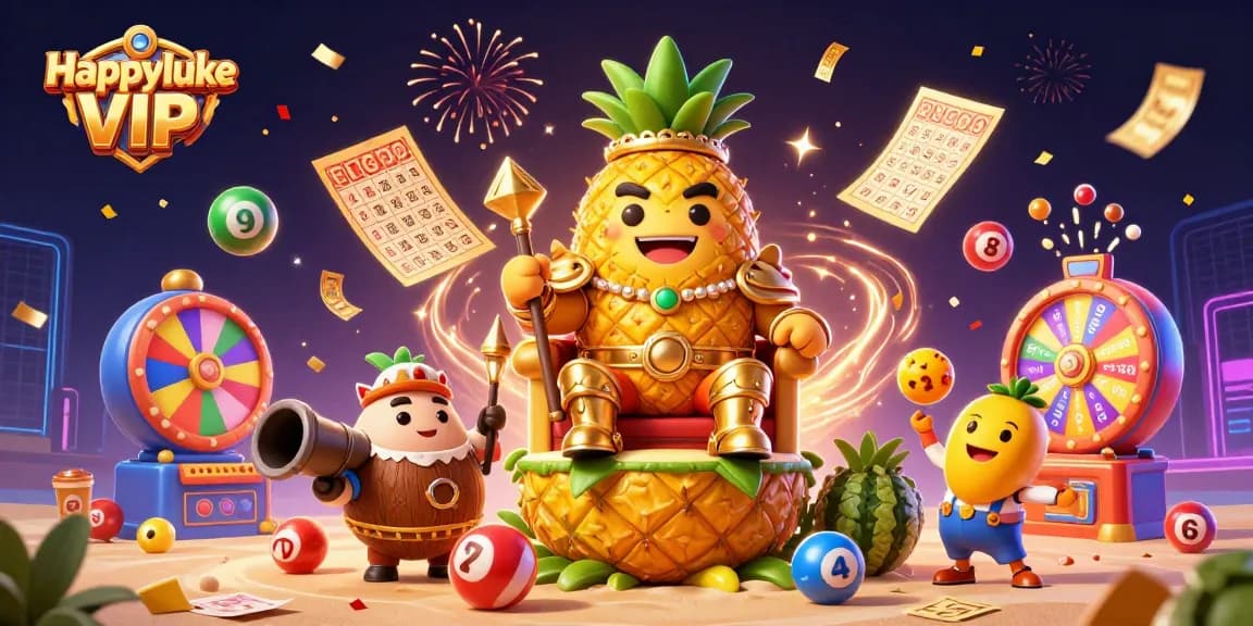 สนุกกับ Happyluke VIP และค้นพบความตื่นเต้นจากเกมคาสิโนในภาพการ์ตูน 3D
