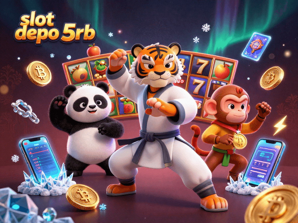 Experience thrilling play with slot depo 5rb featuring kung fu tiger masters and captivating casino elements.