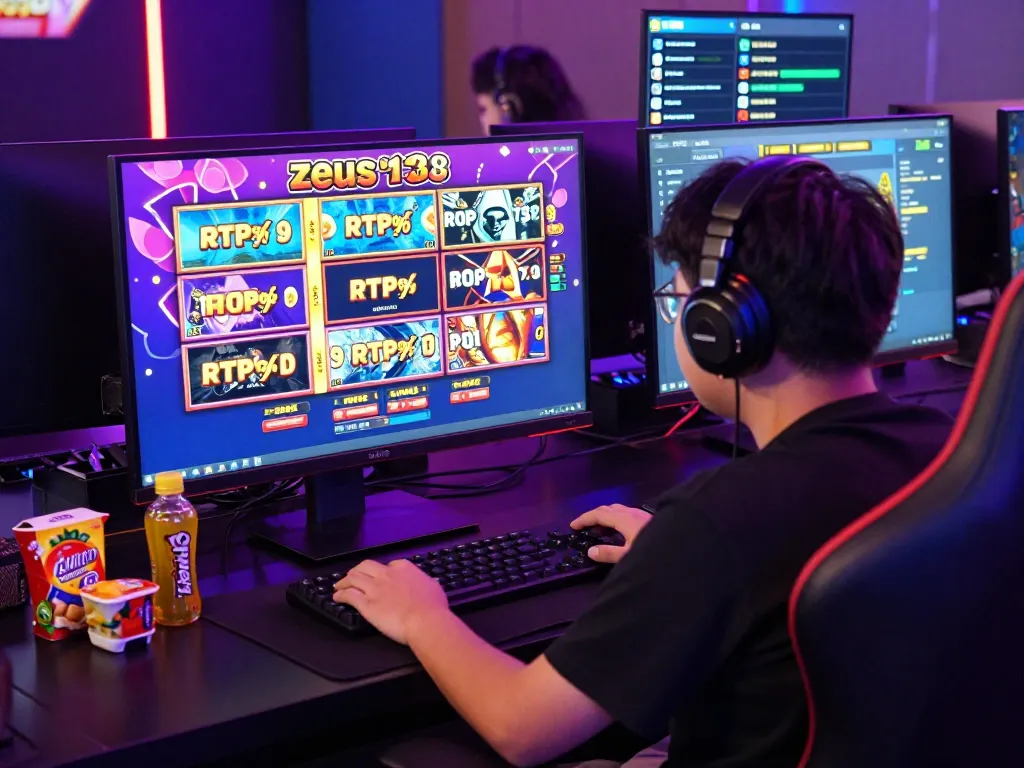Player engaging in an exciting game on zeus138 platform, showcasing vibrant gaming graphics and immersive atmosphere.