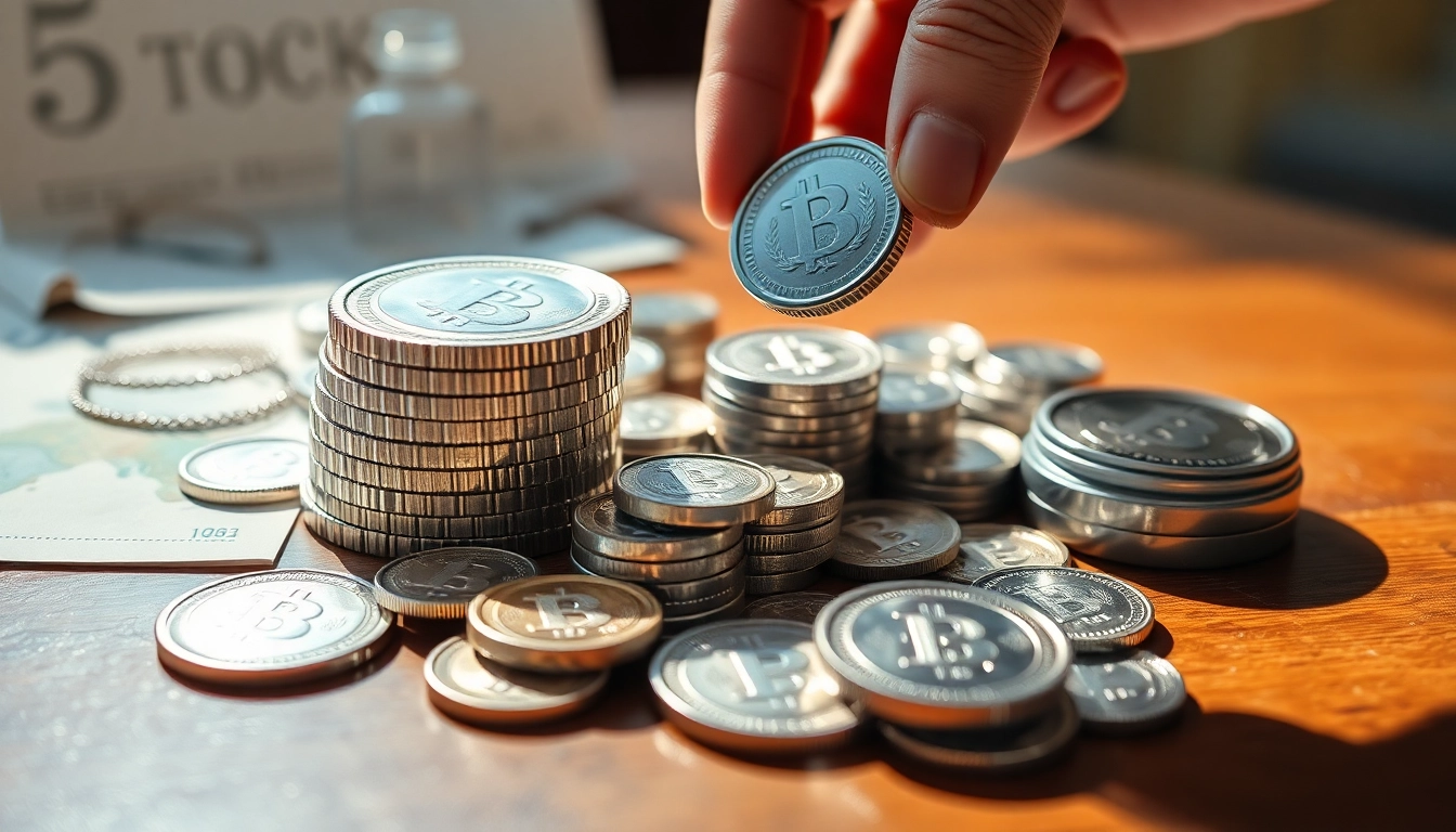 Valuta compro argento con oggetti in argento scintillanti e un ambiente professionale.