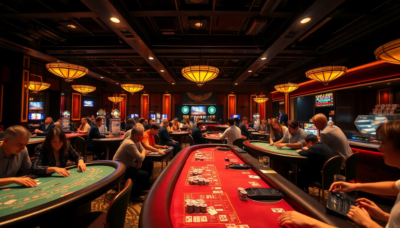 arushoki gambling strategy in a lively casino atmosphere with vibrant lights.