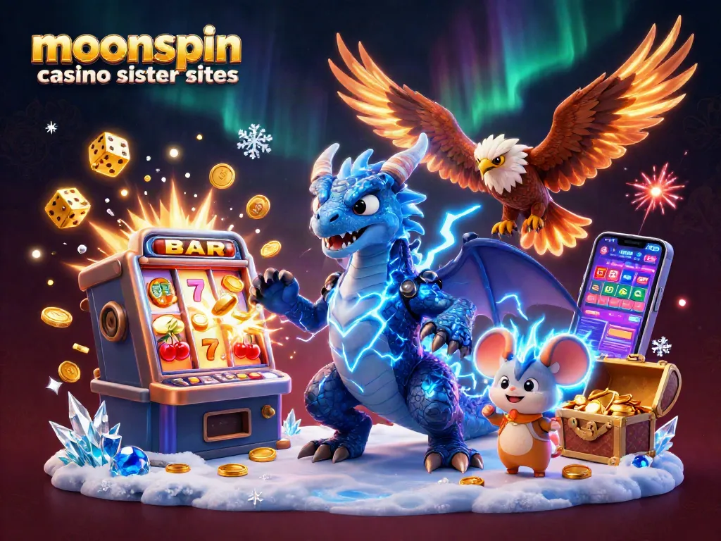 Experience excitement at moonspin casino sister sites with vibrant 3D action and slot machines.