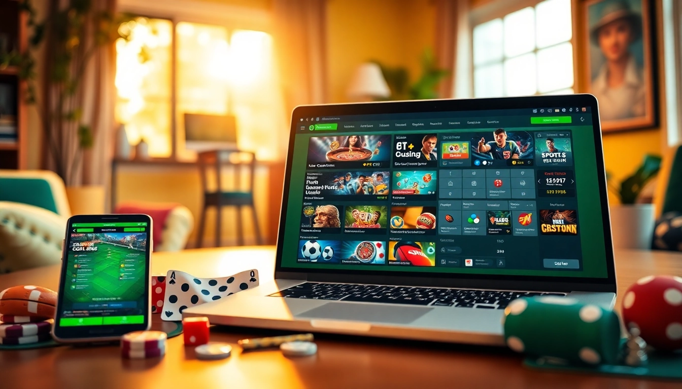 Fesselnde Szene der 79king Online-Glücksspielplattform mit Spielen, die auf modernen Geräten angezeigt werden.