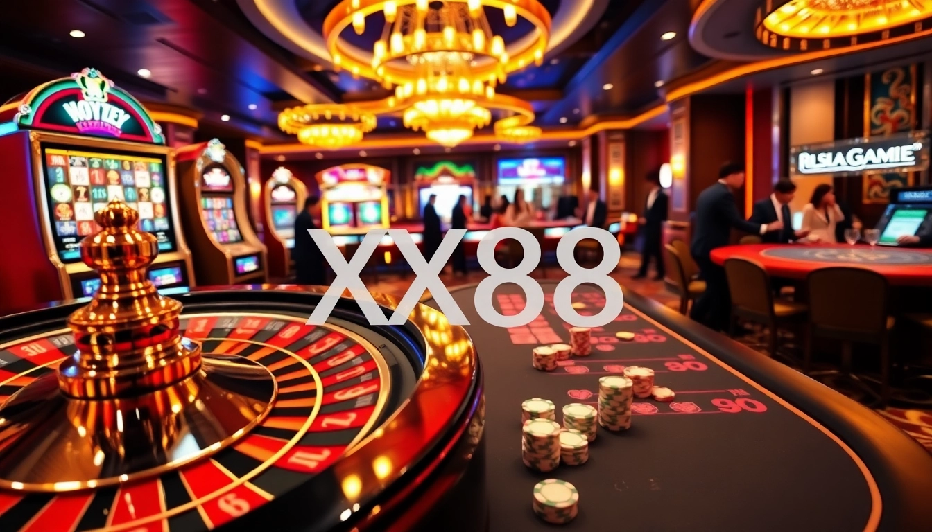 Players enjoy their time at XX88 casino, engaging with various games and winning prizes.