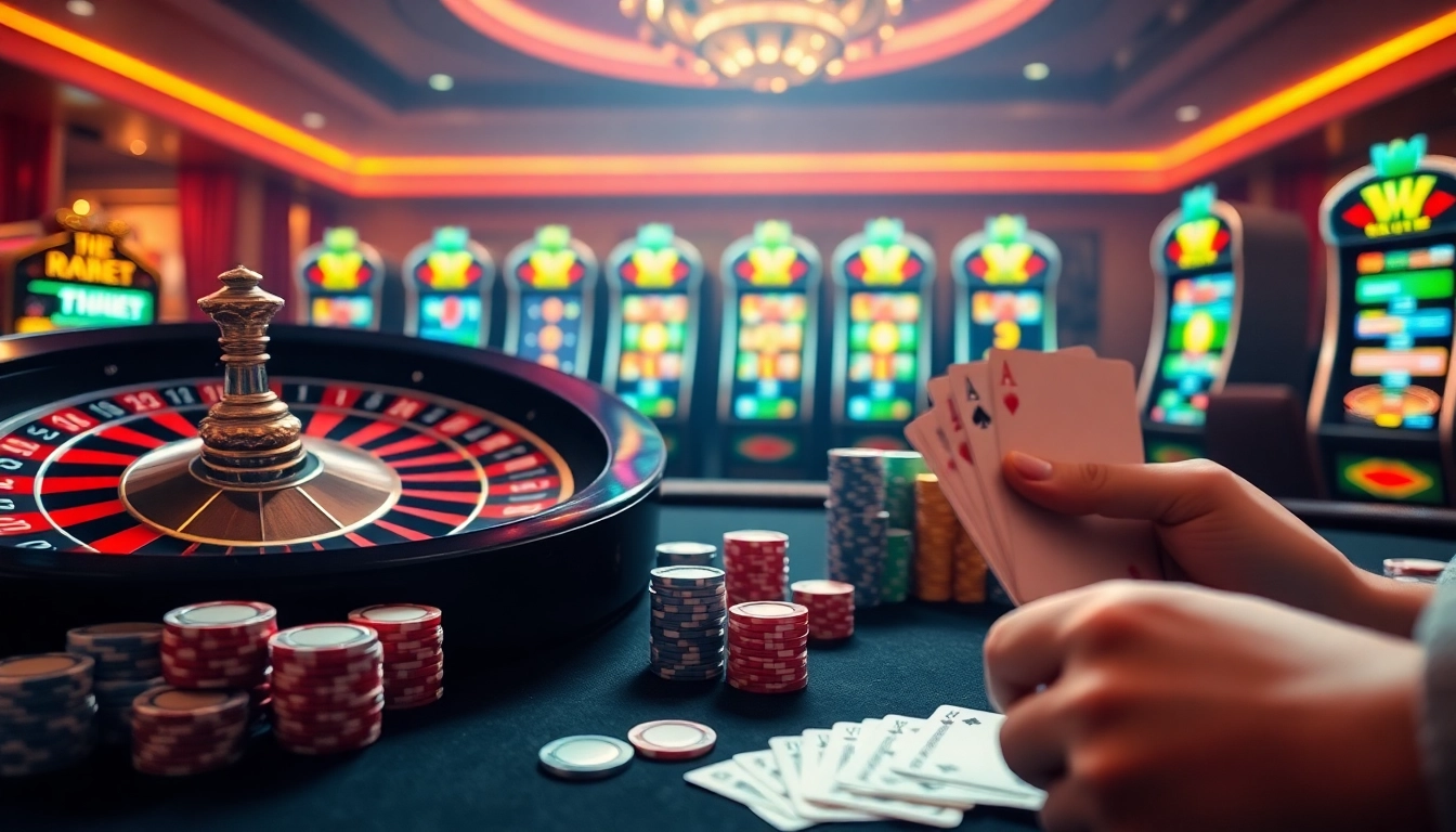 Experience thrilling gambling at THABET with vibrant casino tables and dynamic gaming action.