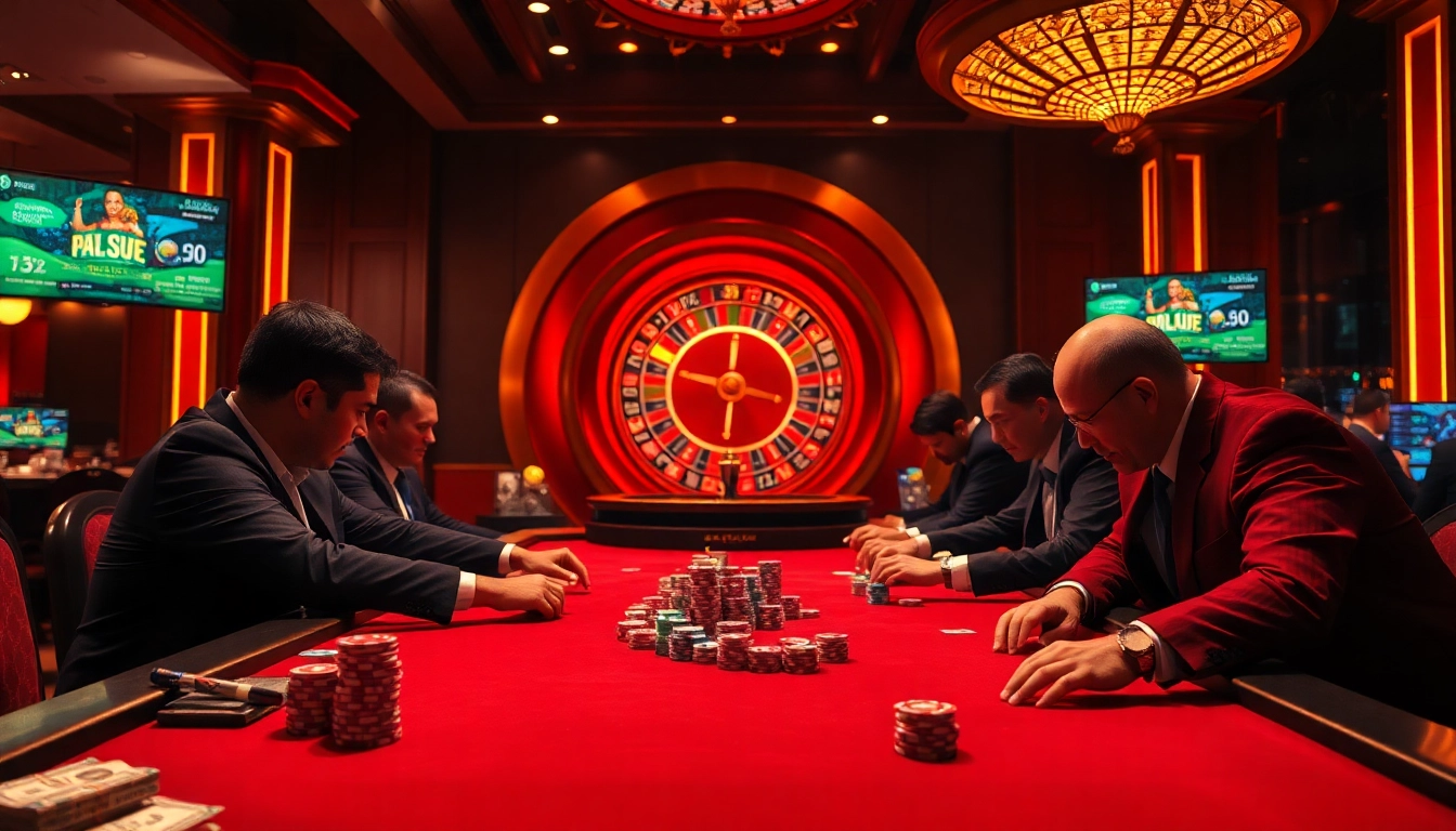 Experience high-stakes gambling at https://789f.living/ with professional players and vibrant casino elements.