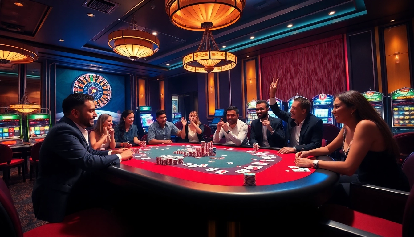 MM88 TODAY showcases an exciting casino scene with poker tables, chips, and slots.