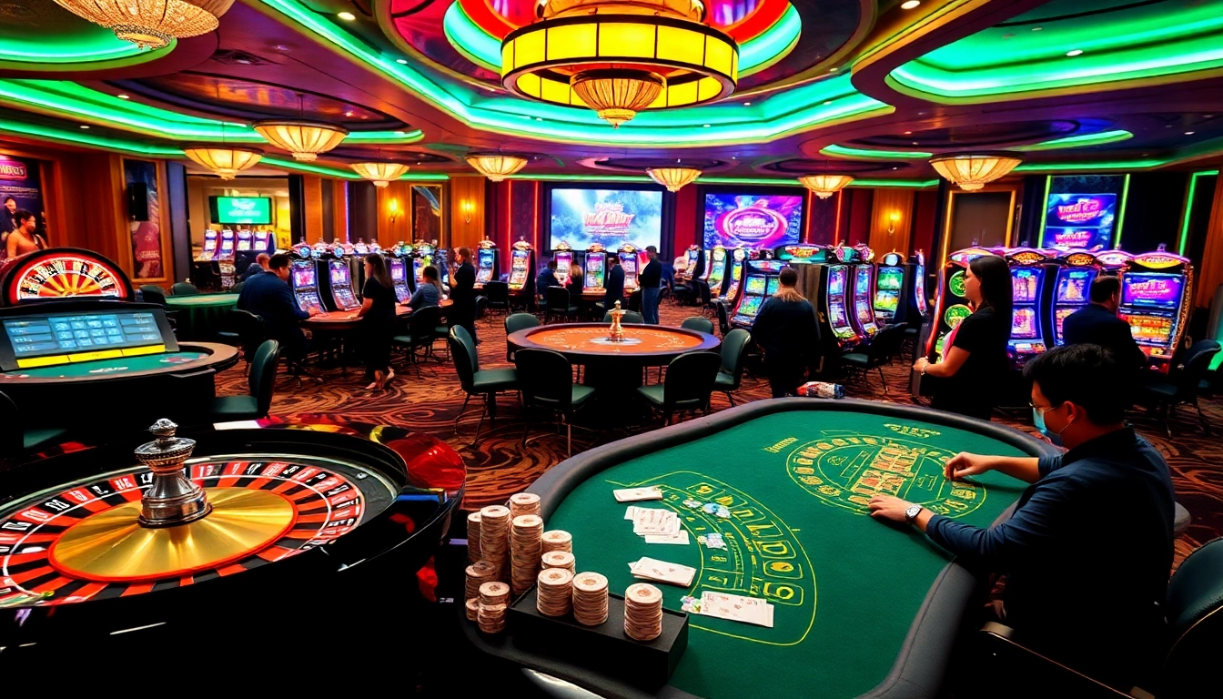 Players enjoying high-stakes poker at 789bet casino, showcasing excitement and professionalism.