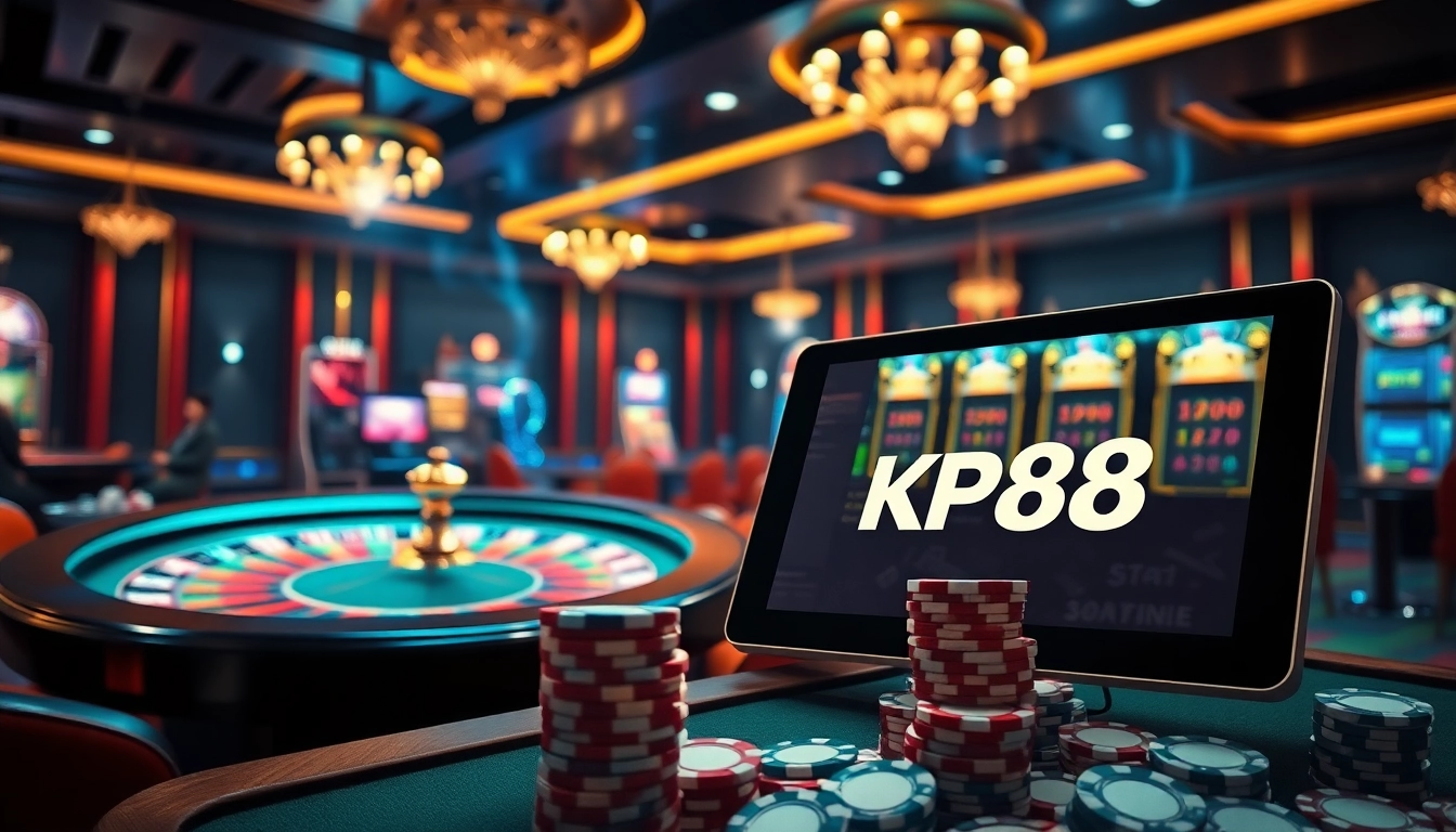 Experience thrilling gaming action at https://kp88.ink/ with vibrant slots and engaging poker tables.