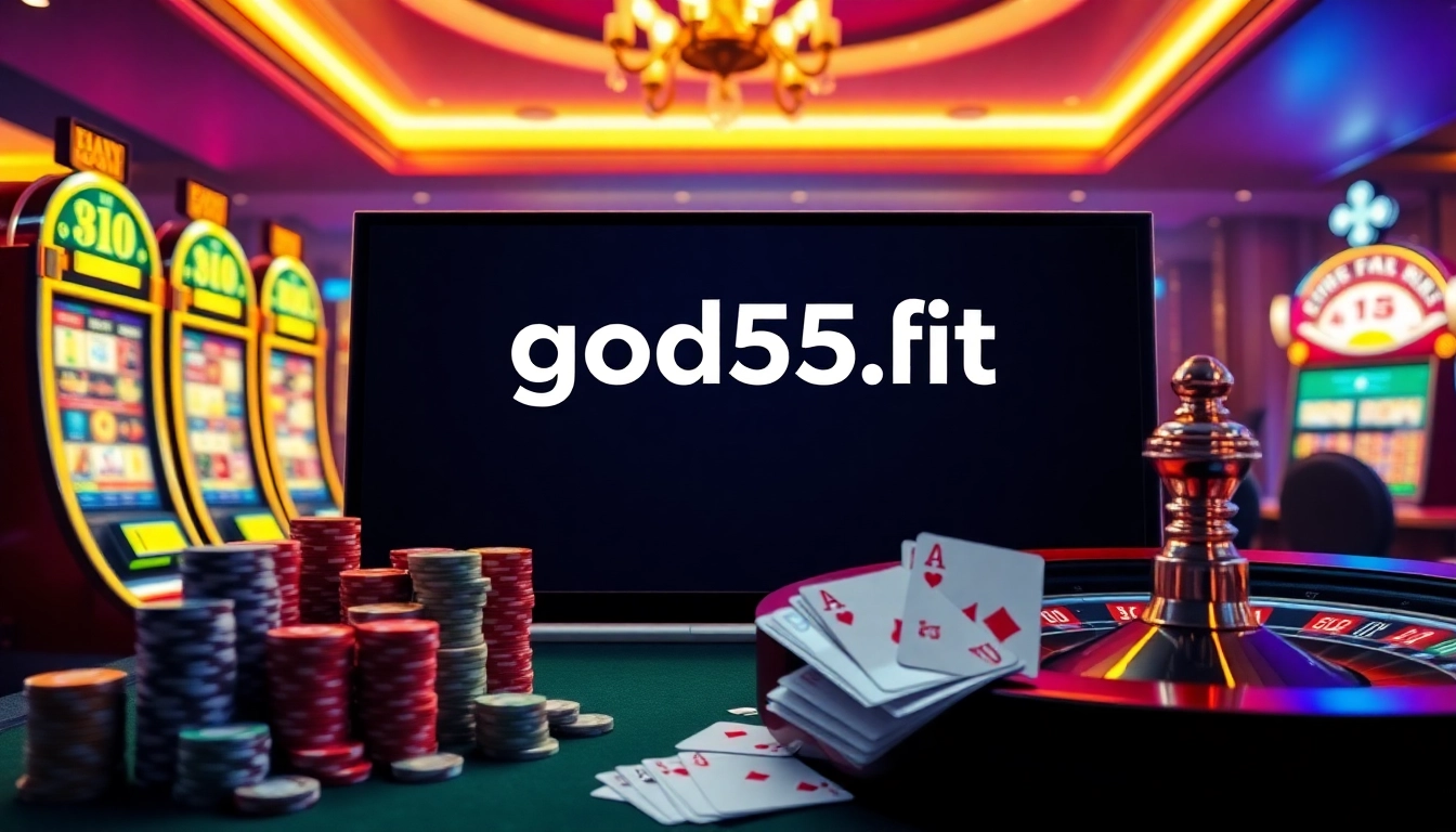Join the excitement of gaming at god55.fit with vibrant roulette and slot machines.