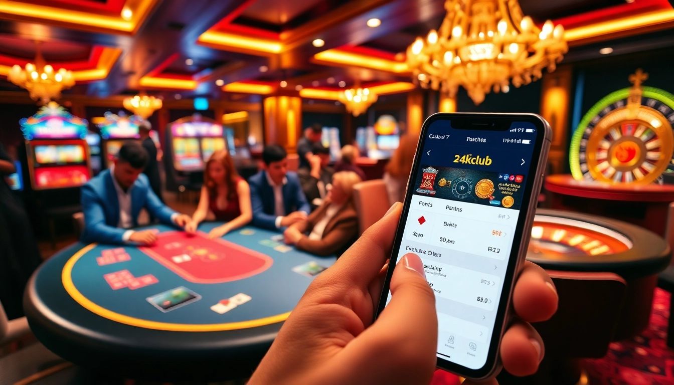 Experience the 24kclub app for exclusive offers and gambling excitement.