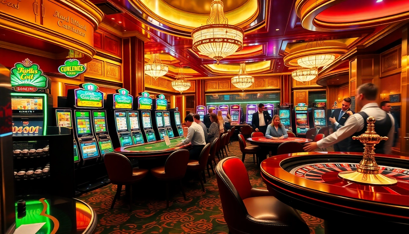 Experience the vibrant atmosphere of QQMacan gambling with exciting slots and poker tables.