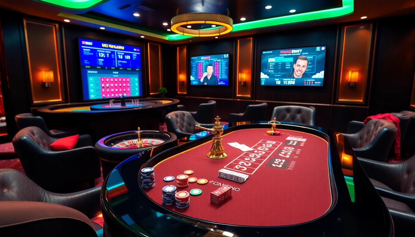 Experience exciting gameplay at home jl55 casino with vibrant poker and roulette action.