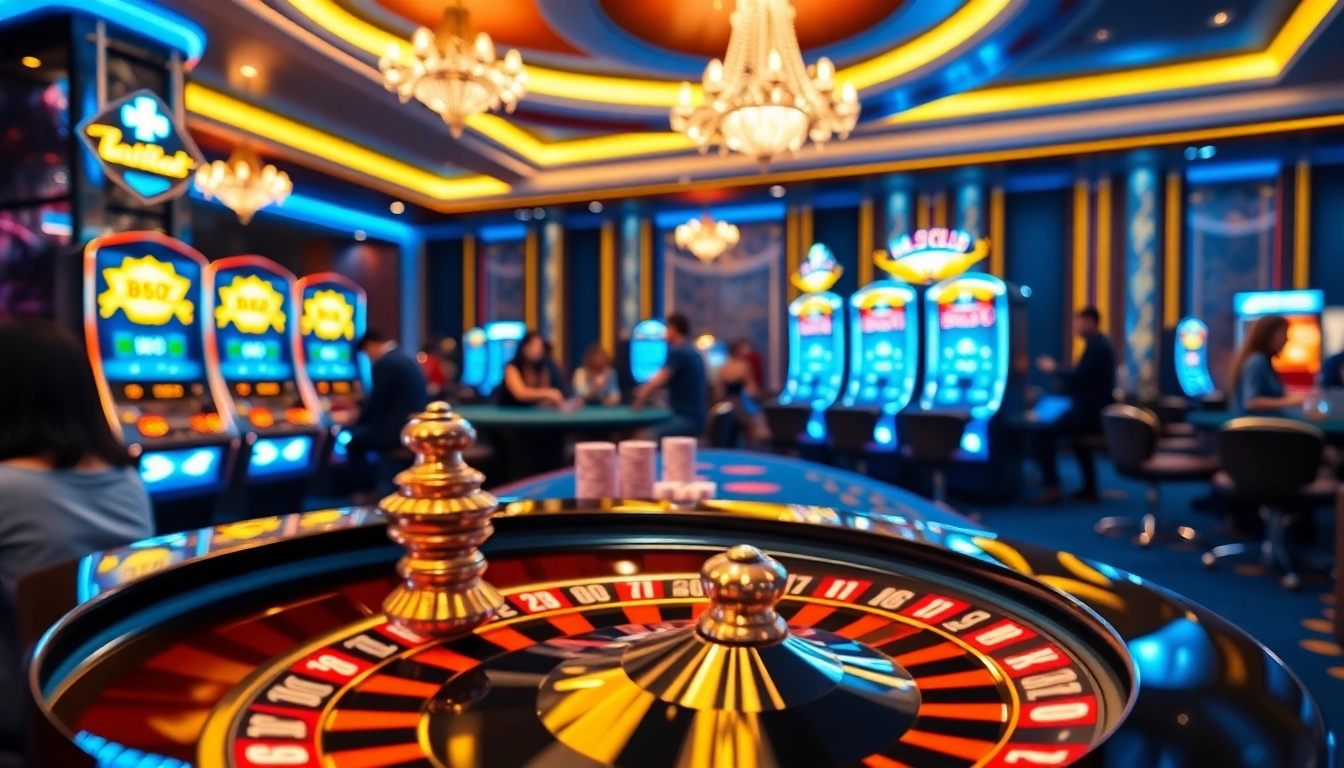 B52club players enjoying high-stakes games at a luxurious casino table