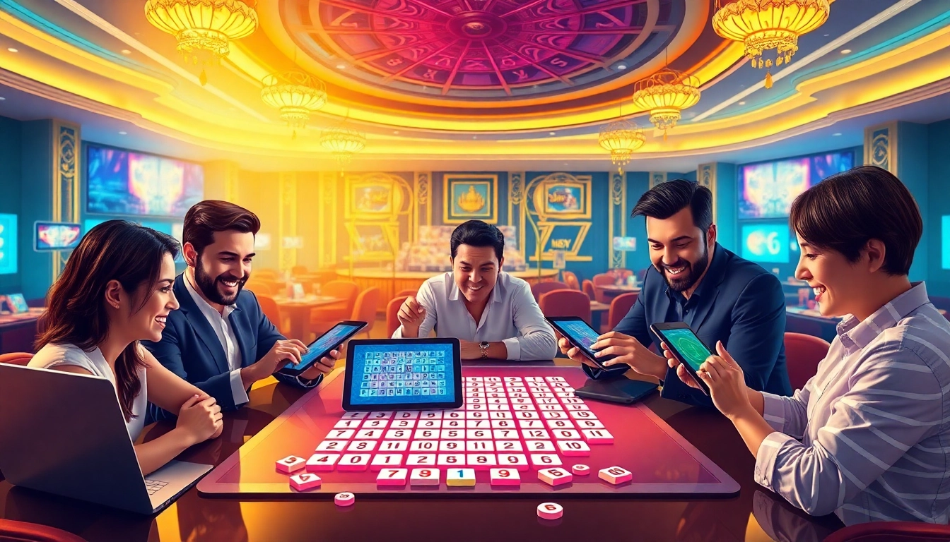 הנאה ממשחק רמיקוב אונליין מרתק עם חברים באווירה תוססת של קזינו.