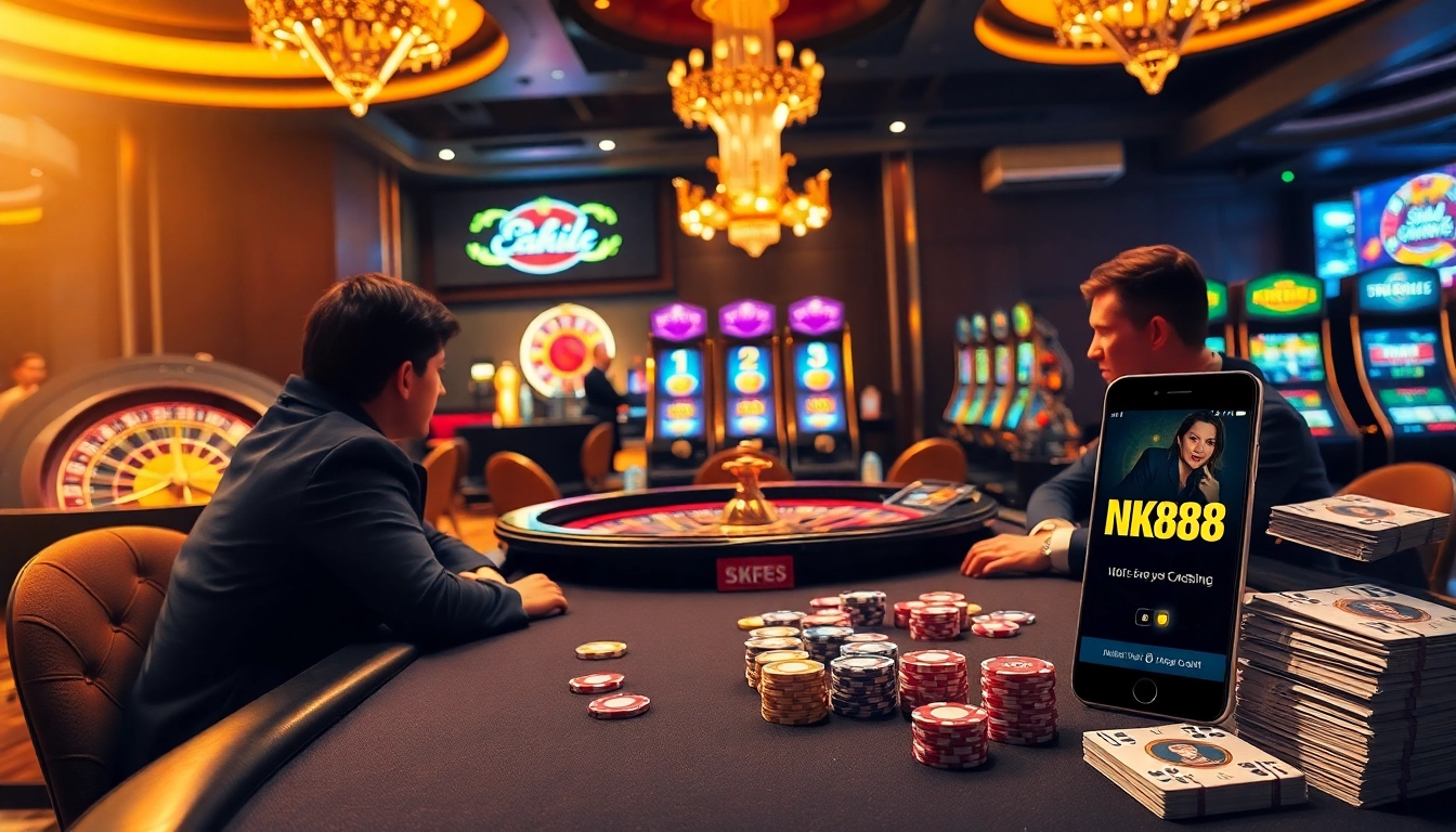 Experience excitement at https://nk88.baby/ with dynamic poker games and winning cards.