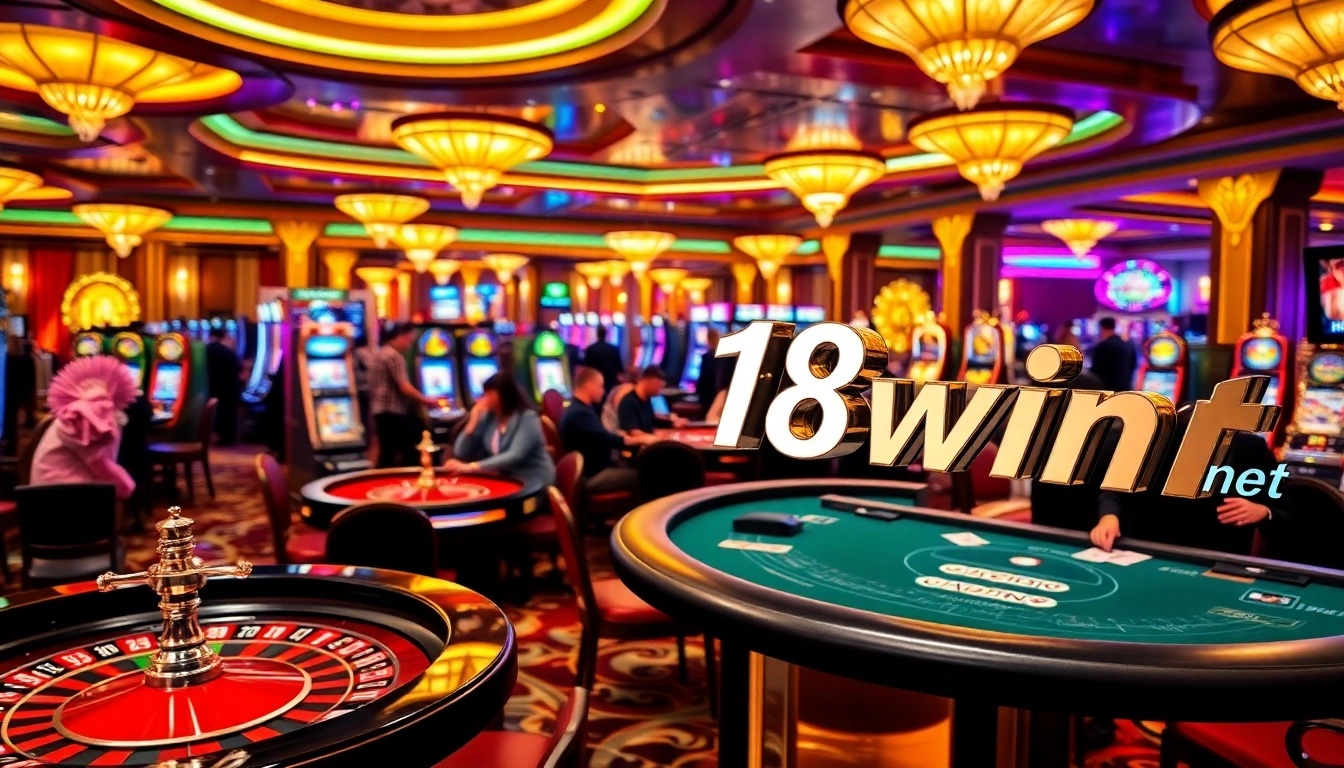 Players enjoy thrilling moments at 18win net casino gaming, featuring roulette, poker, and slots.
