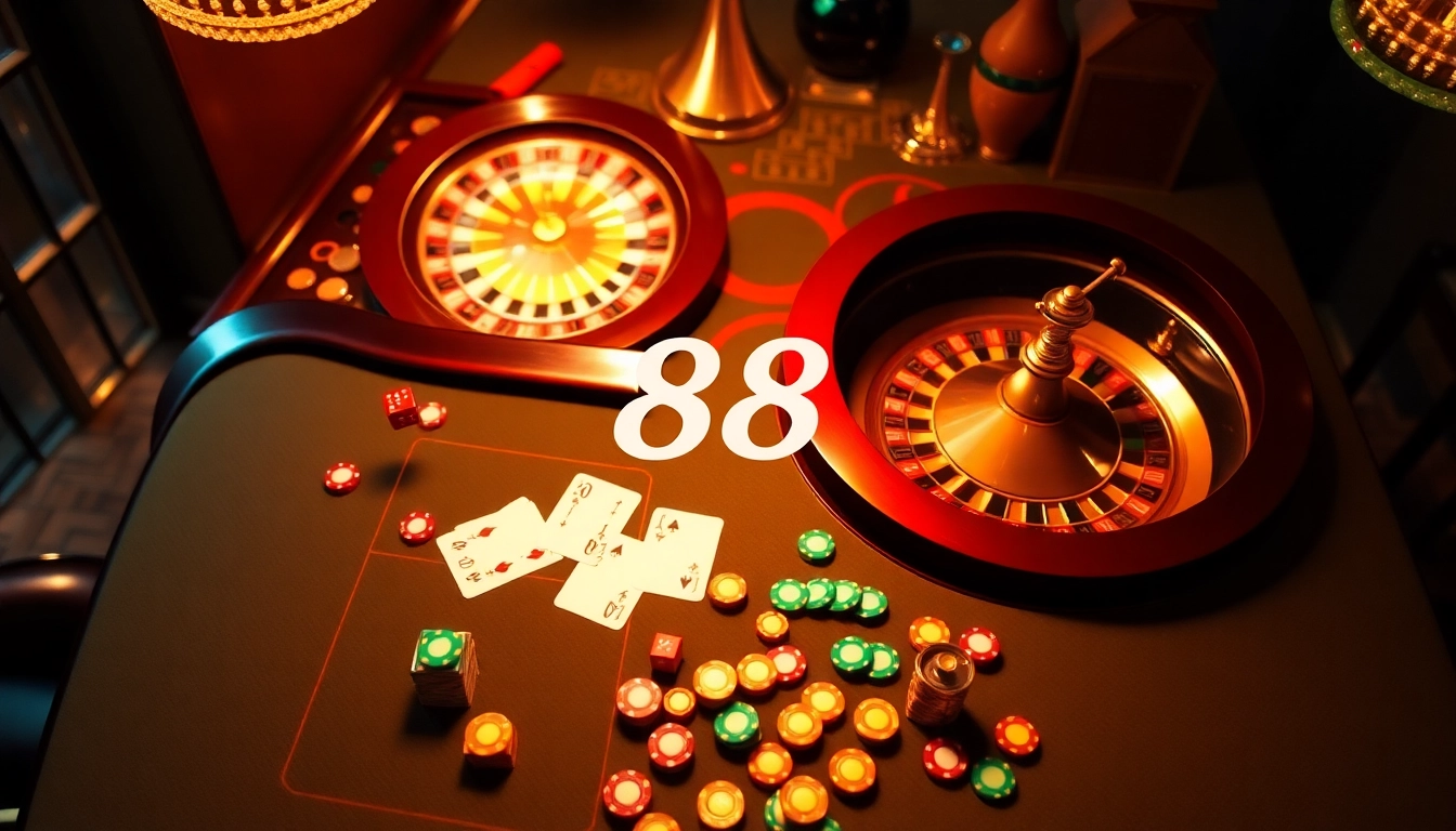 Experience thrilling online gambling with 88i đăng nhập, featuring vibrant casino elements and winning opportunities.