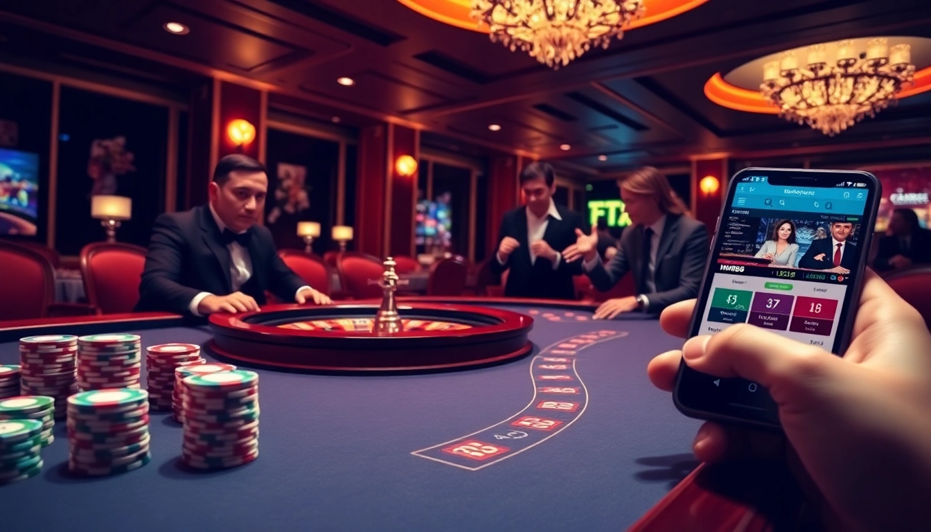 Experience thrilling gameplay at https://mm88.observer/, showcasing luxurious casino elements and expert dealers.