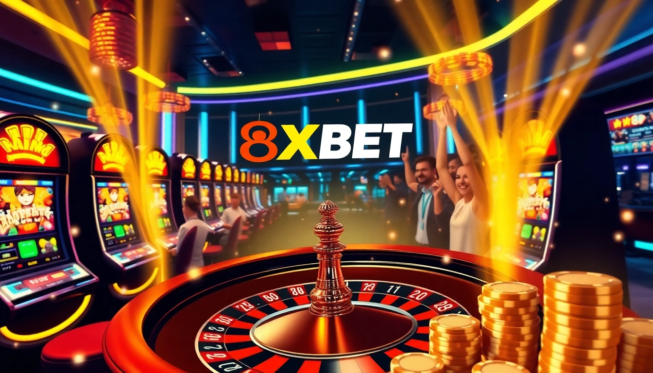 Experience thrilling gameplay at 8xbet tải with vibrant casino visuals and exciting gambling elements.