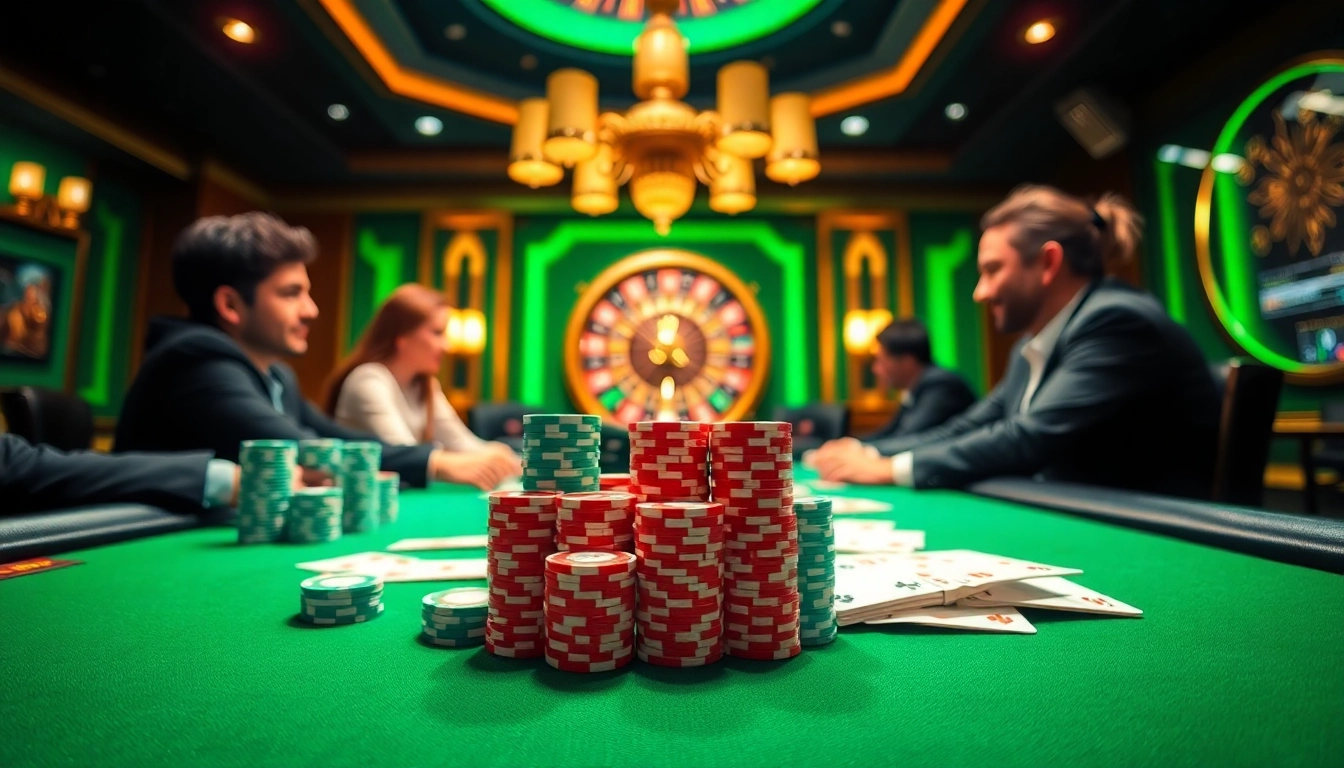 Players at a luxurious casino table question if ClubGG is legit while enjoying poker excitement.