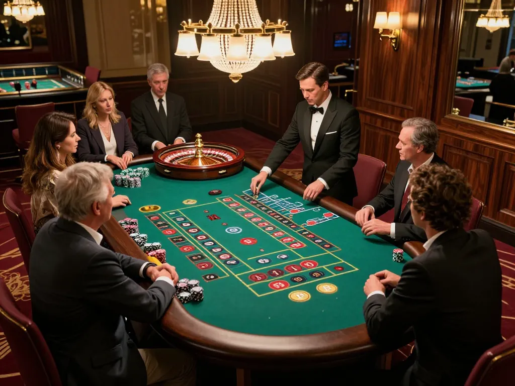 Spin the roulette wheel at 68 win casino, showcasing vibrant action and luxury gaming atmosphere.
