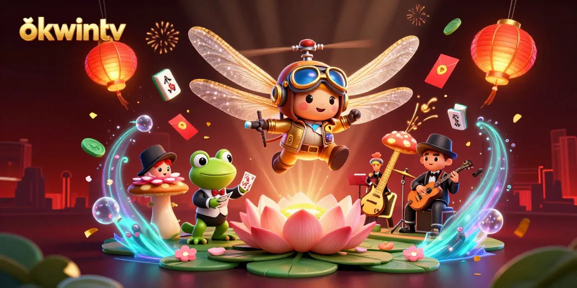 Engage with okwintv for an immersive casino experience with vibrant characters and dazzling game elements.