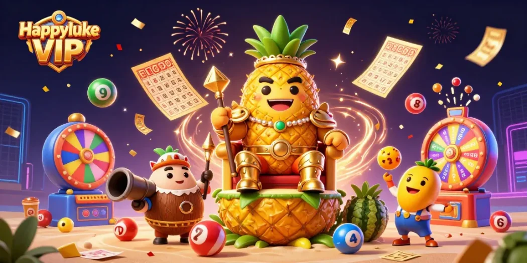 สนุกกับ Happyluke VIP และค้นพบความตื่นเต้นจากเกมคาสิโนในภาพการ์ตูน 3D